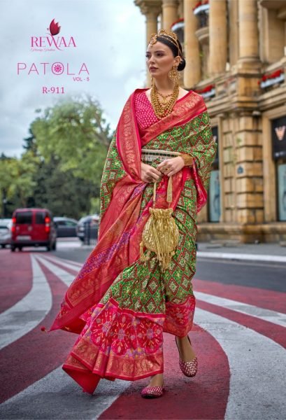 Premium Patola Silk With Hb Luxury Print Saree Cataloug At Lowest Price Patola Silk Sarees Wholesale