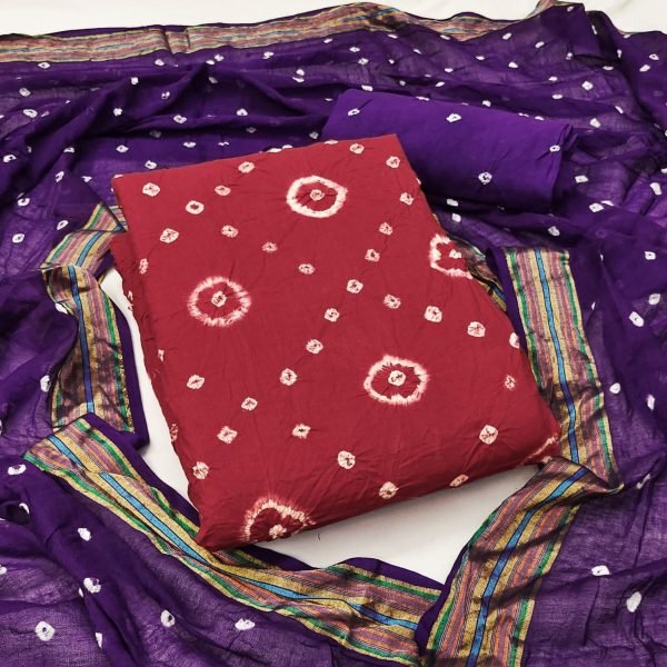 Premium Quality Bandhani Dress Material For Women Bandhani Dress Material