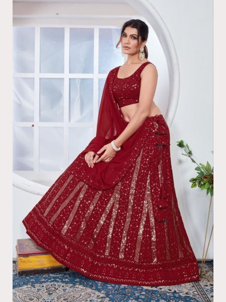 Premium Quality Fox Georgette Lehenga Choli  Designer Lehenga Choli