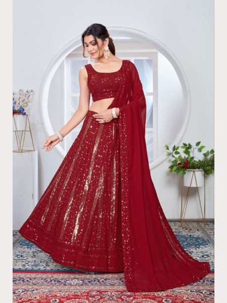 Premium Quality Fox Georgette Lehenga Choli  Designer Lehenga Choli