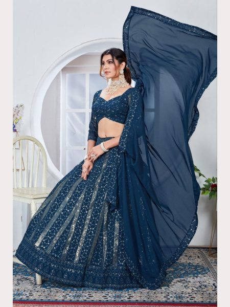 Premium Quality Fox Georgette Lehenga Choli  Designer Lehenga Choli