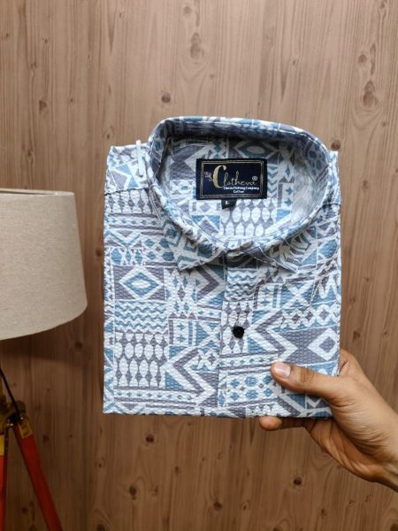  Premium Quality Heavy Popcorn Fabric Shirt Mens Shirt