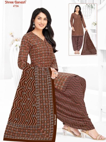  Premium Quality Pranjul Cotton Suit Set Ideal for Summer Casual Shree Ganesh Dress Material