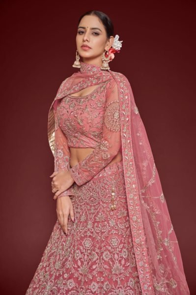 Premium Quality Zari Embroidery Work Lehenga Choli  Designer Lehenga Choli