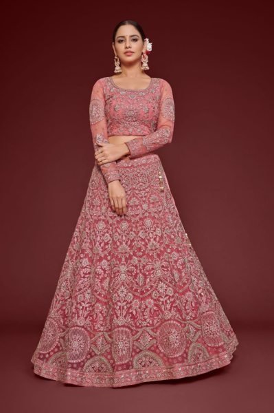 Premium Quality Zari Embroidery Work Lehenga Choli  Designer Lehenga Choli