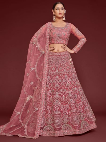 Premium Quality Zari Embroidery Work Lehenga Choli  Designer Lehenga Choli