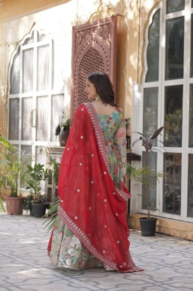 Premium Readymade Alia Cut Anarkali Gown With Dupatta Set For Best Price Ready To Wear Collection