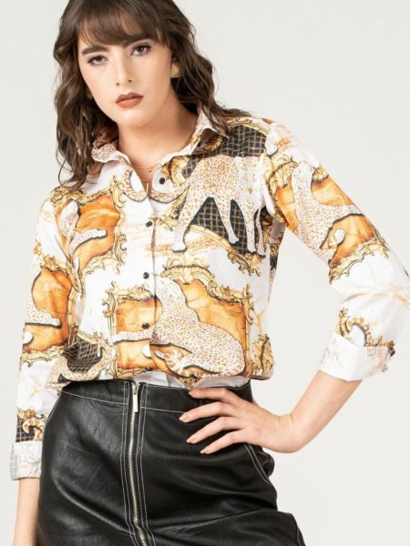 Premium Reyon Fabric Top with Digital Print & Full Sleeves Elegant and Trendy for Everyday Wear Tunics kurti