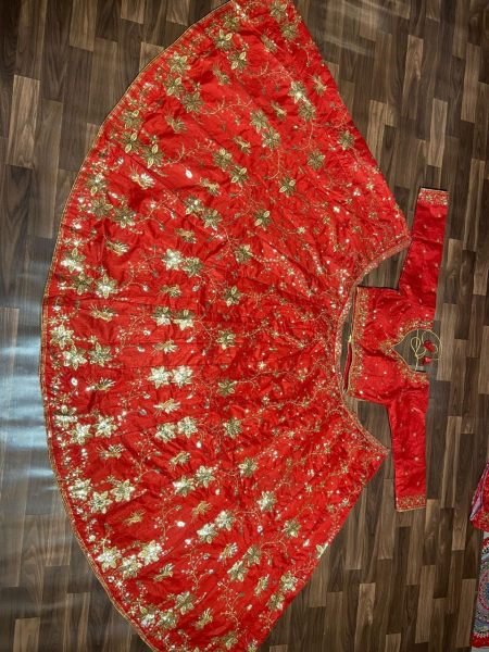 Premium Satin Bangalori Sequence Work Bridal Lehenga Choli  Bridal Lehenga Choli