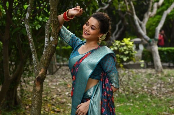 Premium Soft Chanderi Saree With All Over Traditional Kalamkari Print Designer Wedding Sarees Wholesale
