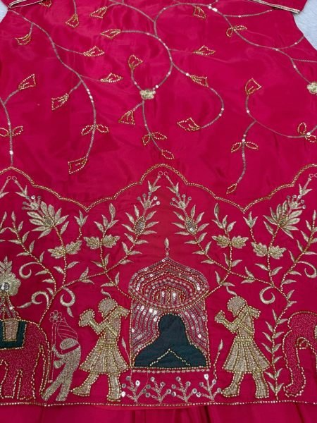 Premium Wedding Festive Suit Natural Crepe Silk Sequin   Thread Work Best Seller in Ready Made Suits Ready To Wear Collection