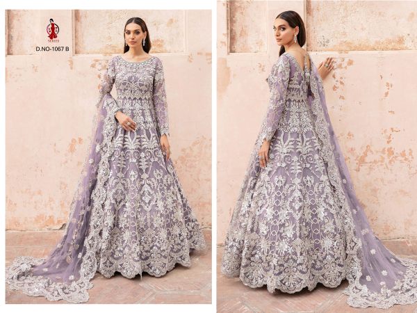  PRESENT BRIDAL ANARKALI GOWN Wedding Bridal Dress Wholesale