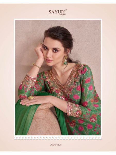Present New Catalog Sayuri Designer Dahleez Pure Muslin With Hand Embellished Work  Full Set Salwar Kameez