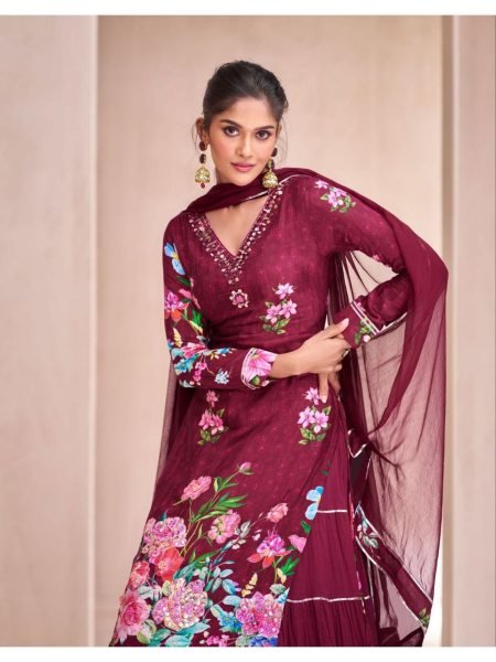 Present New Catalog Sayuri Designer Dahleez Pure Muslin With Hand Embellished Work  Full Set Salwar Kameez