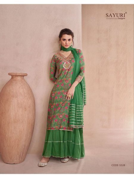 Present New Catalog Sayuri Designer Dahleez Pure Muslin With Hand Embellished Work  Full Set Salwar Kameez