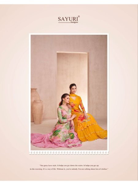 Present New Catalog Sayuri Designer Dahleez Pure Muslin With Hand Embellished Work  Full Set Salwar Kameez