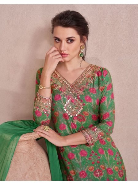 Present New Catalog Sayuri Designer Dahleez Pure Muslin With Hand Embellished Work  Full Set Salwar Kameez