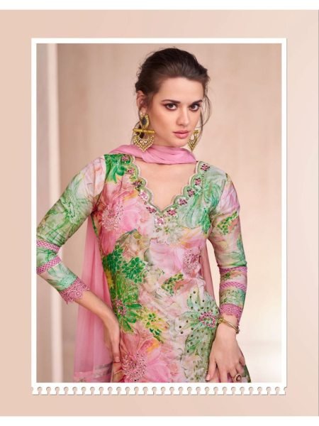 Present New Catalog Sayuri Designer Dahleez Pure Muslin With Hand Embellished Work  Full Set Salwar Kameez