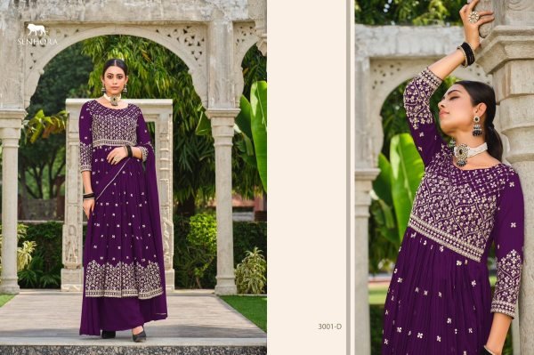 Present Rumana Sequence Work Traditional Readymade Salwar Suits Catalog Wholesaler Anarakali Gown Wholesale