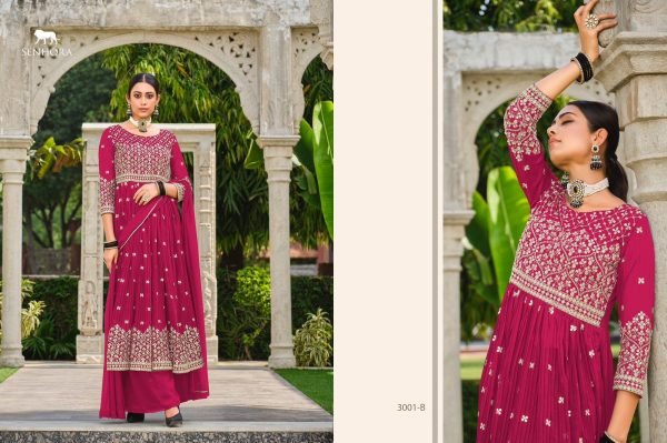 Present Rumana Sequence Work Traditional Readymade Salwar Suits Catalog Wholesaler Anarakali Gown Wholesale