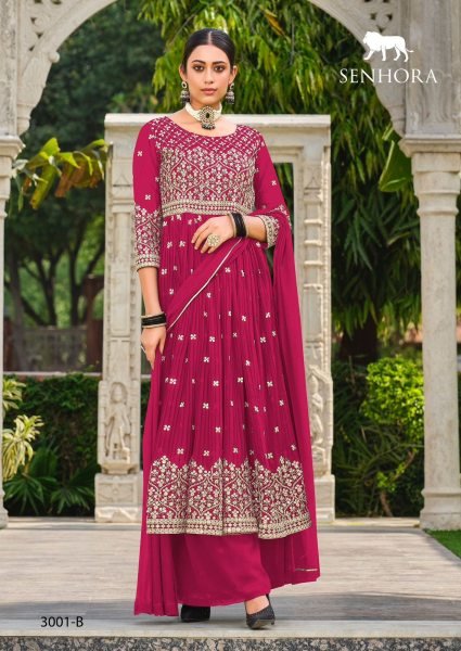 Present Rumana Sequence Work Traditional Readymade Salwar Suits Catalog Wholesaler Anarakali Gown Wholesale