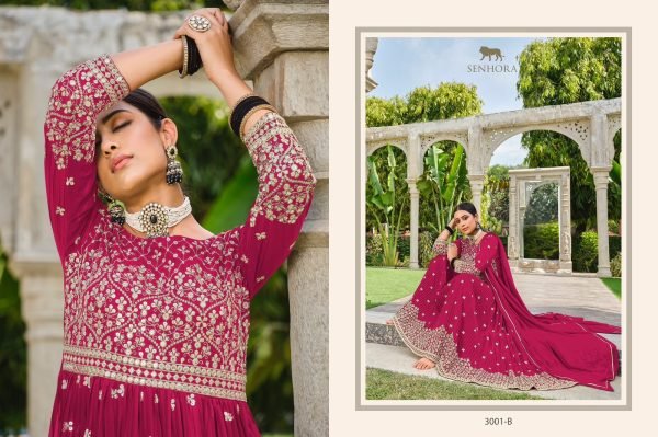 Present Rumana Sequence Work Traditional Readymade Salwar Suits Catalog Wholesaler Anarakali Gown Wholesale