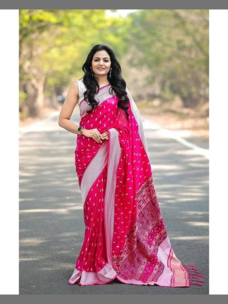 Presenting Banarasi Lichi Silk Sarees For Woman  Silk Sarees Wholesale