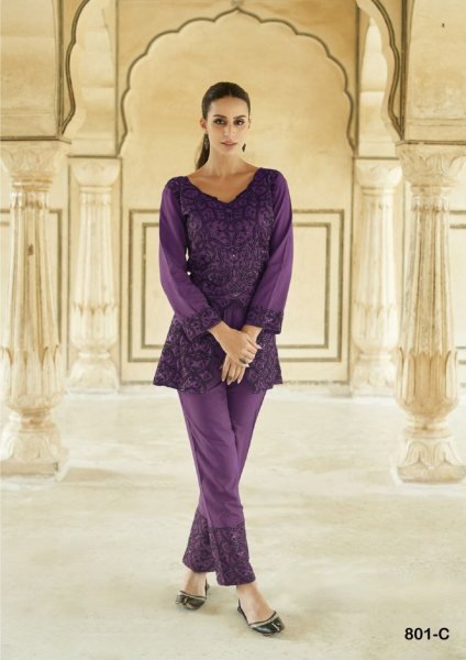  Presenting Exclusive Super Hit Reyon Code Set   CO ORD Sets