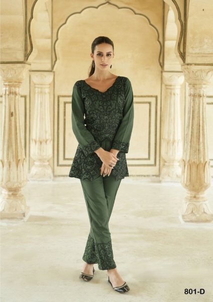  Presenting Exclusive Super Hit Reyon Code Set   CO ORD Sets