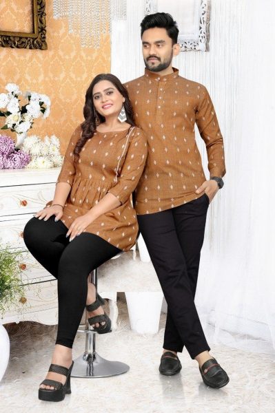 Presenting for festivals and special occasions   linen cotton Couple collection  Couple Combo collection 