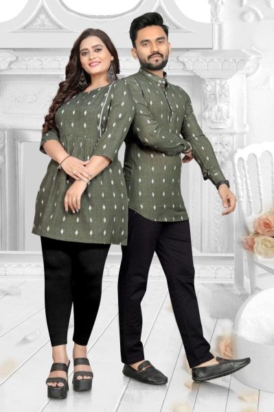 Presenting for festivals and special occasions   linen cotton Couple collection  Couple Combo collection 