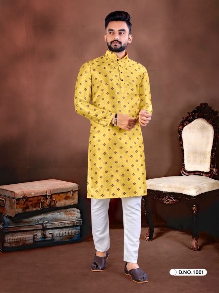 presenting men's traditional and simple kurta pant Kurta Pajama Wholesale