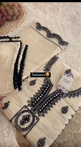 Presenting New Chanderi Cotton Kurti  Set  3 Piece Kurti Set