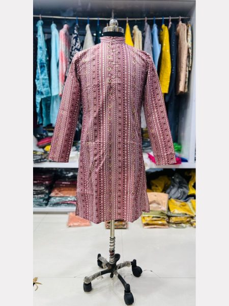 Presenting New Cotton With Heavy Foil Print Kurta Pajama Collction  Kurta Pajama Wholesale