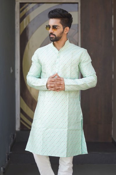 Presenting new heavy j card silk with amboj work traditional kurta Pant Kurta Pajama Wholesale