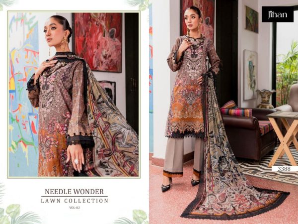 Presenting Pure Cotton Print Embroidery Work Suit  Cotton Salwar Kameez Wholesale