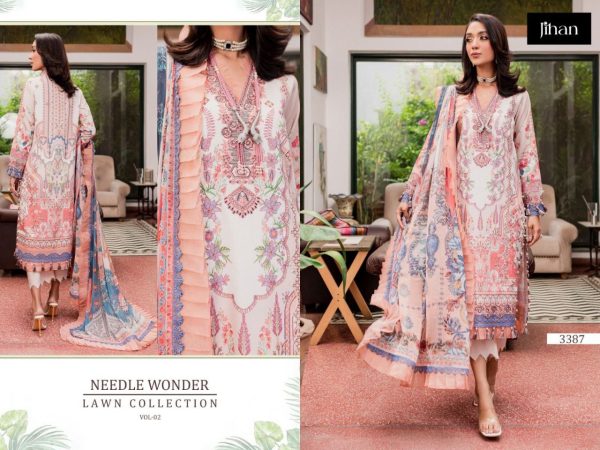 Presenting Pure Cotton Print Embroidery Work Suit  Cotton Salwar Kameez Wholesale