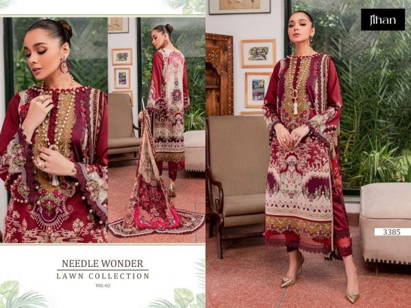 Presenting Pure Cotton Print Embroidery Work Suit  Cotton Salwar Kameez Wholesale