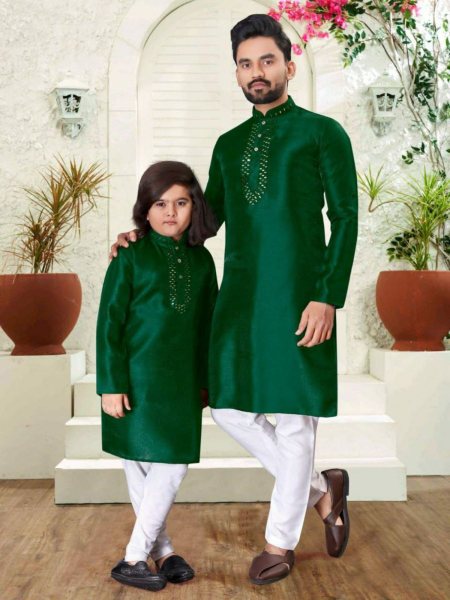 Presenting Silk Father sons Combo Collection  Mens Wear