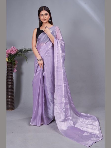 Presenting Soft Burburry Ready To Wear Saree Collection Ready To Wear Saree 