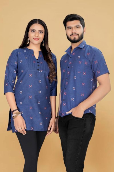 Presenting Tunic top& Short Kurta  Couple combo Couple Combo collection 