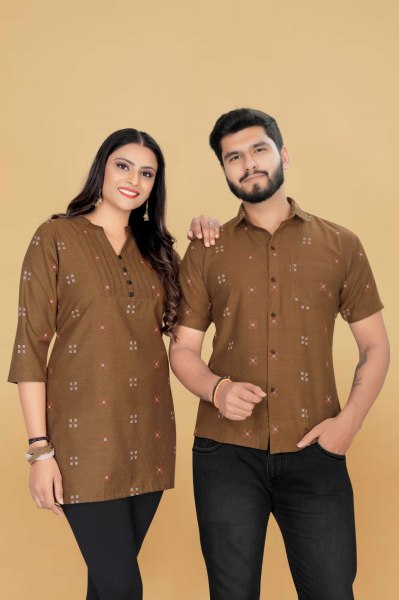 Presenting Tunic top& Short Kurta  Couple combo Couple Combo collection 