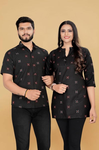 Presenting Tunic top& Short Kurta  Couple combo Couple Combo collection 