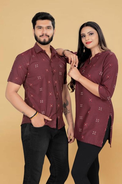 Presenting Tunic top& Short Kurta  Couple combo Couple Combo collection 