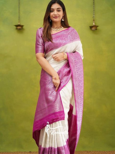 Presenting You Beautiful  Banarasi Lichi Silk Saree For Indian Wedding Silk Sarees Wholesale