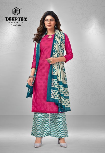 Presents  Deeptex Prints Chief Guest  vol 28 Cotton Dress Material Set Deeptex Dress Materials Wholesale