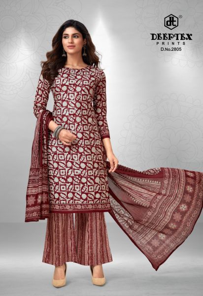 Presents  Deeptex Prints Chief Guest  vol 28 Cotton Dress Material Set Deeptex Dress Materials Wholesale