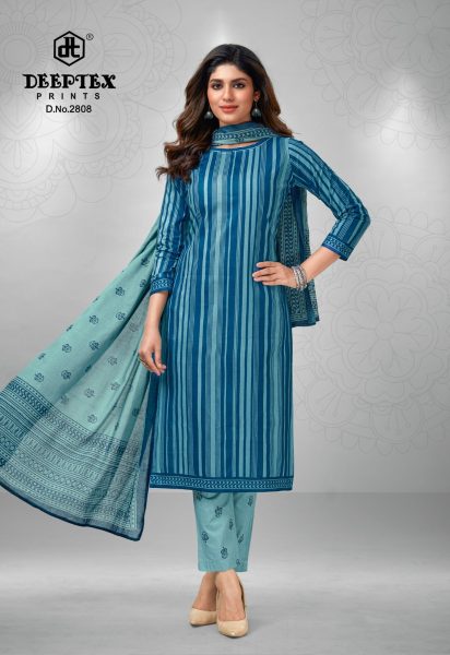 Presents  Deeptex Prints Chief Guest  vol 28 Cotton Dress Material Set Deeptex Dress Materials Wholesale