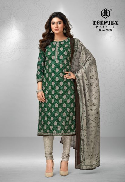 Presents  Deeptex Prints Chief Guest  vol 28 Cotton Dress Material Set Deeptex Dress Materials Wholesale