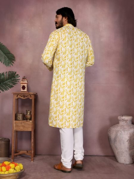 Printed Cotton Kurta and Pyjama At Factory Price for Ethnic Fashion Markets Kurta Pajama Wholesale